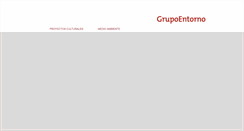 Desktop Screenshot of grupoentorno.es